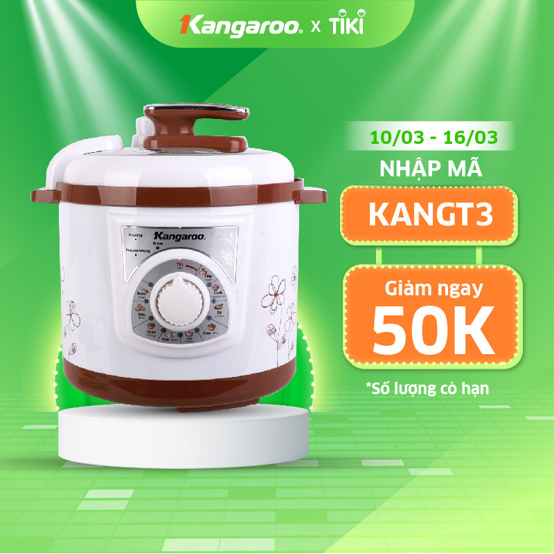 Nồi Áp Suất Điện Kangaroo KG136 - Hàng chính hãng