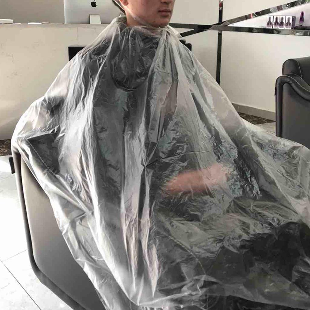 100Pcs Disposable Hair Cutting Cape Gown Salon Barber Shop Capes Cloth