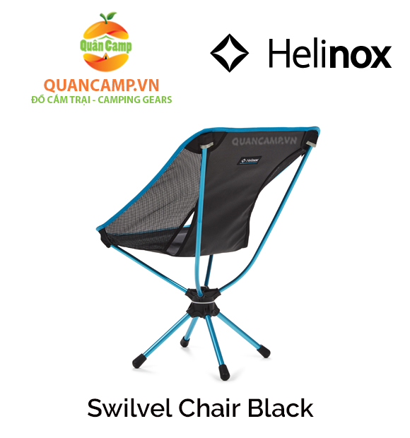 Ghế dã ngoại xếp gọn Helinox Swivel Chair Black