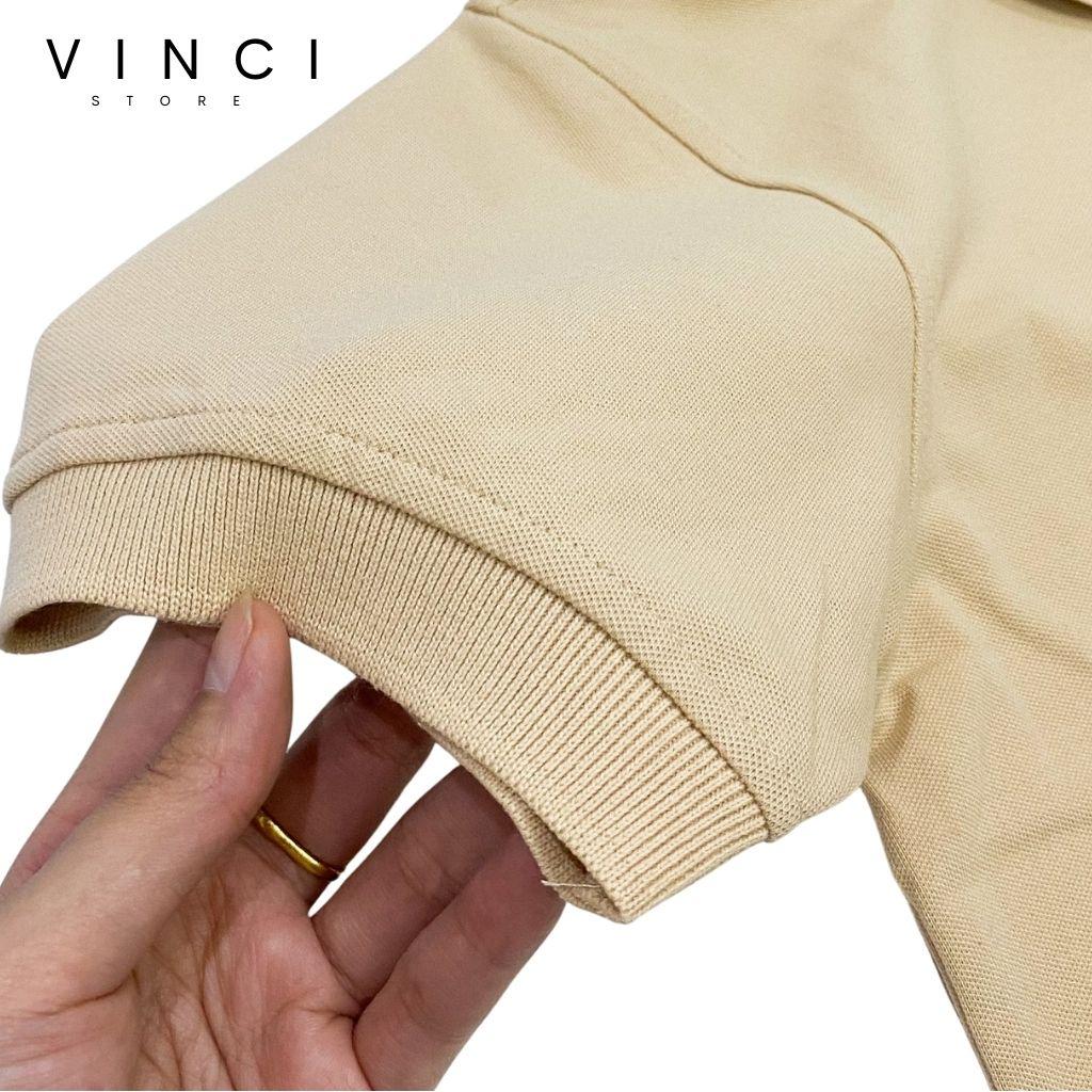 Áo Polo Nam Trơn Có Cổ Cotton Cao Cấp dày dặn co dãn