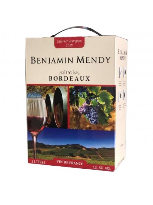 RƯỢU VANG BÌNH BENJAMIN MENDY CABERNET SAUVIGNON 3 LÍT