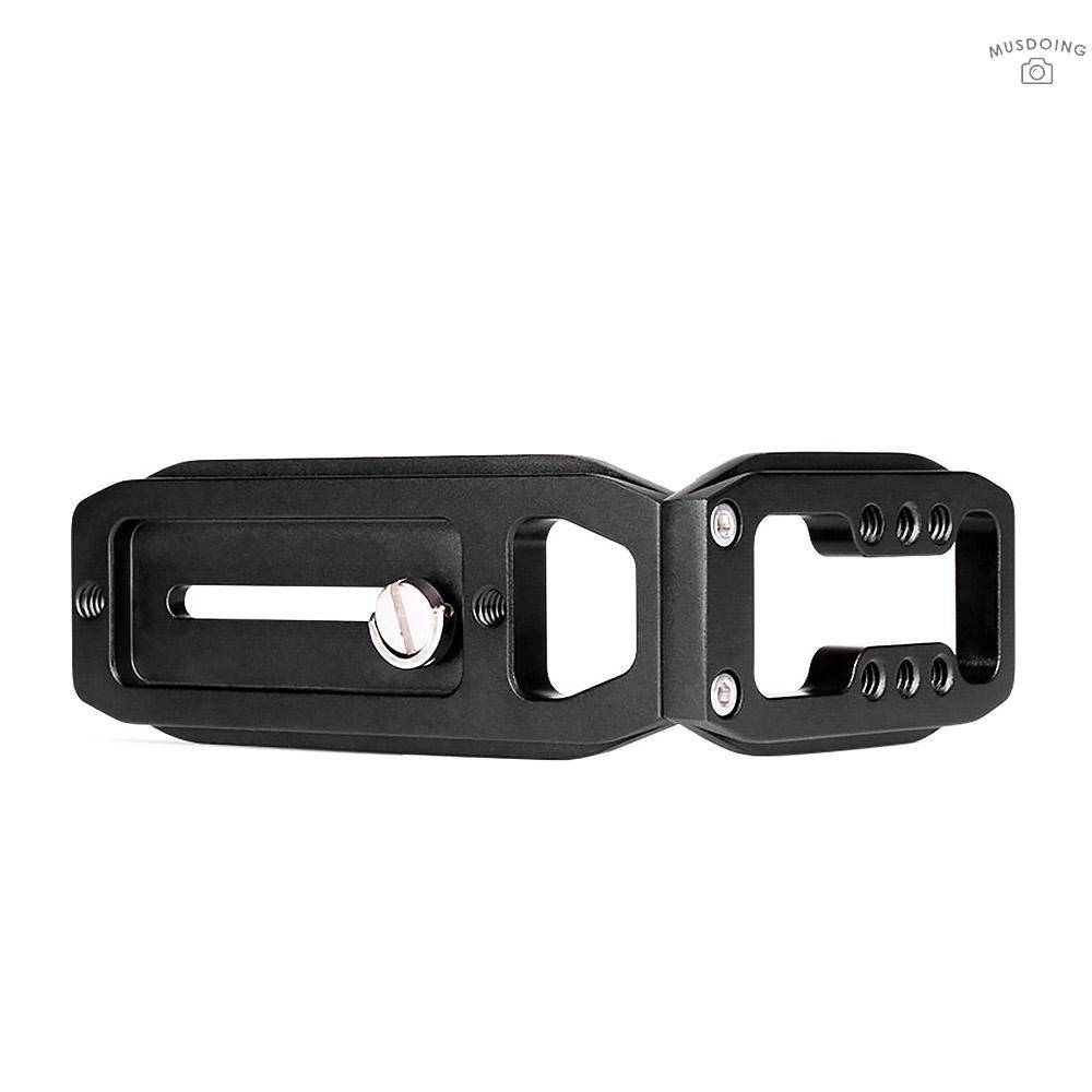 Ngàm Chữ L Hợp Kim Nhôm Gắn Giá Đỡ Máy Ảnh 1 / 4 Inch