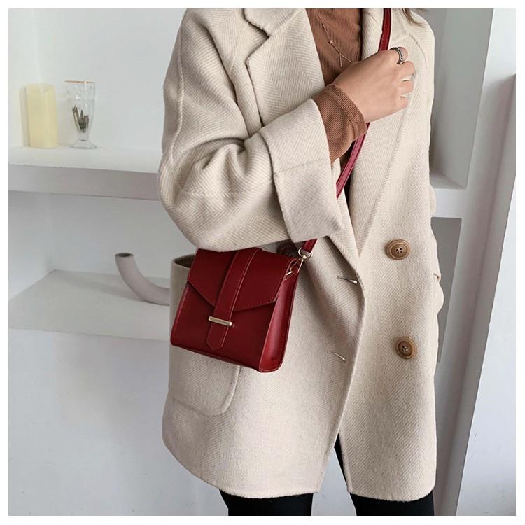 Retro Mini Bag All-Match Crossbody Korean Style High Sense One Shoulder Phone Bag