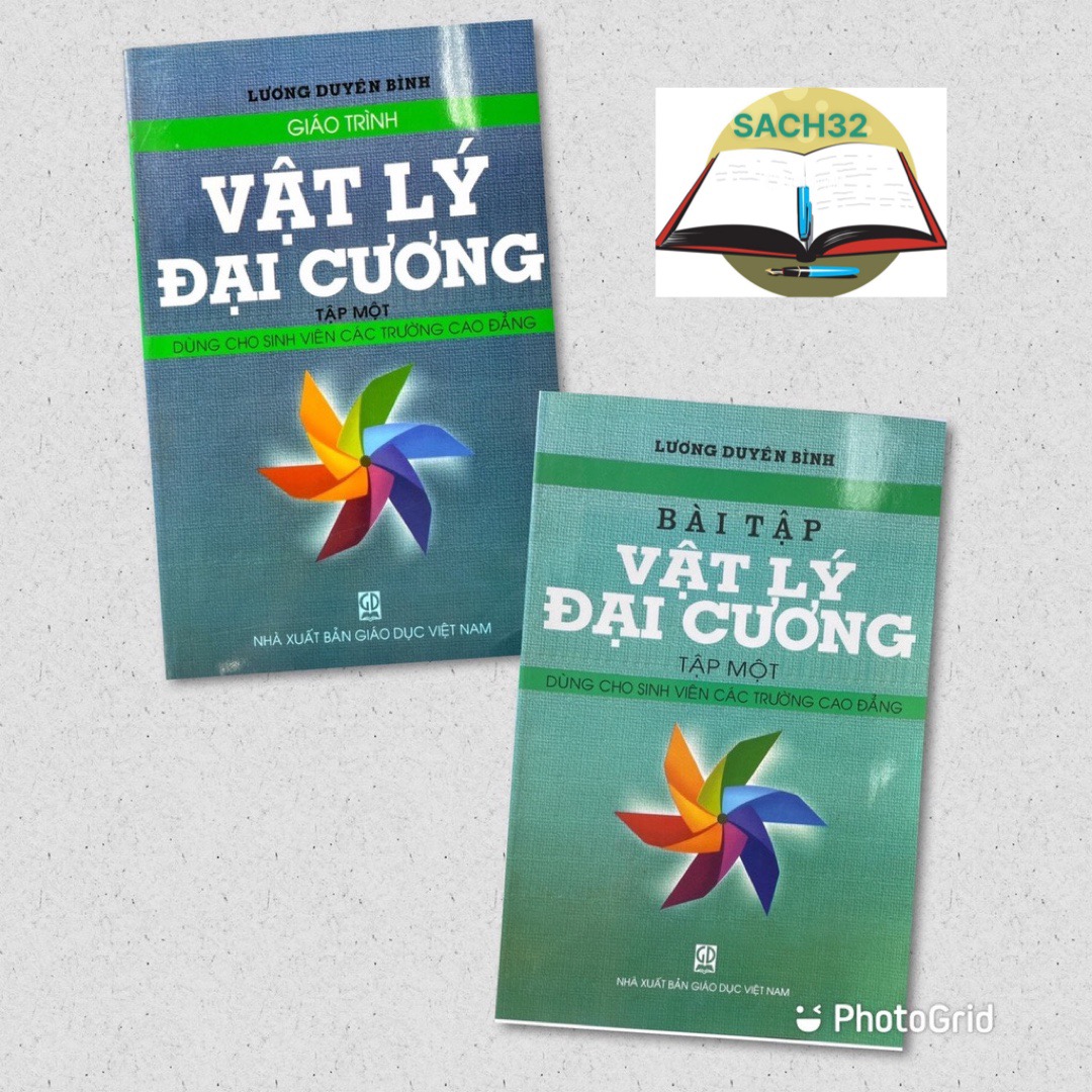 Combo Giáo Trình Vật Lý Đại Cương Tập 1 + BT