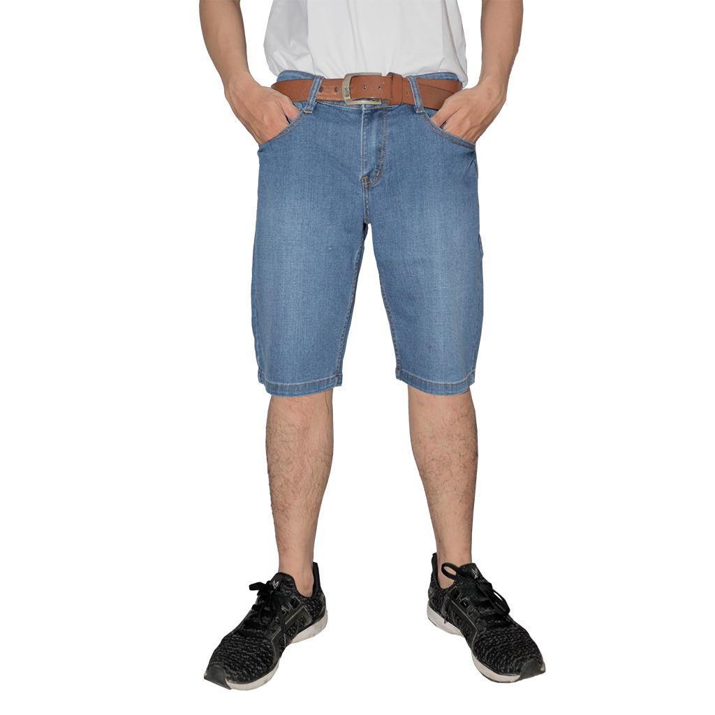 QUẦN SHORT JEAN XANH TRẮNG ĐẬM