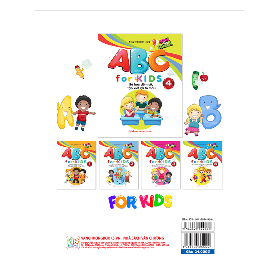 ABC For KIDS – Bé Học Đếm Số , Tập Viết Và Tô Màu