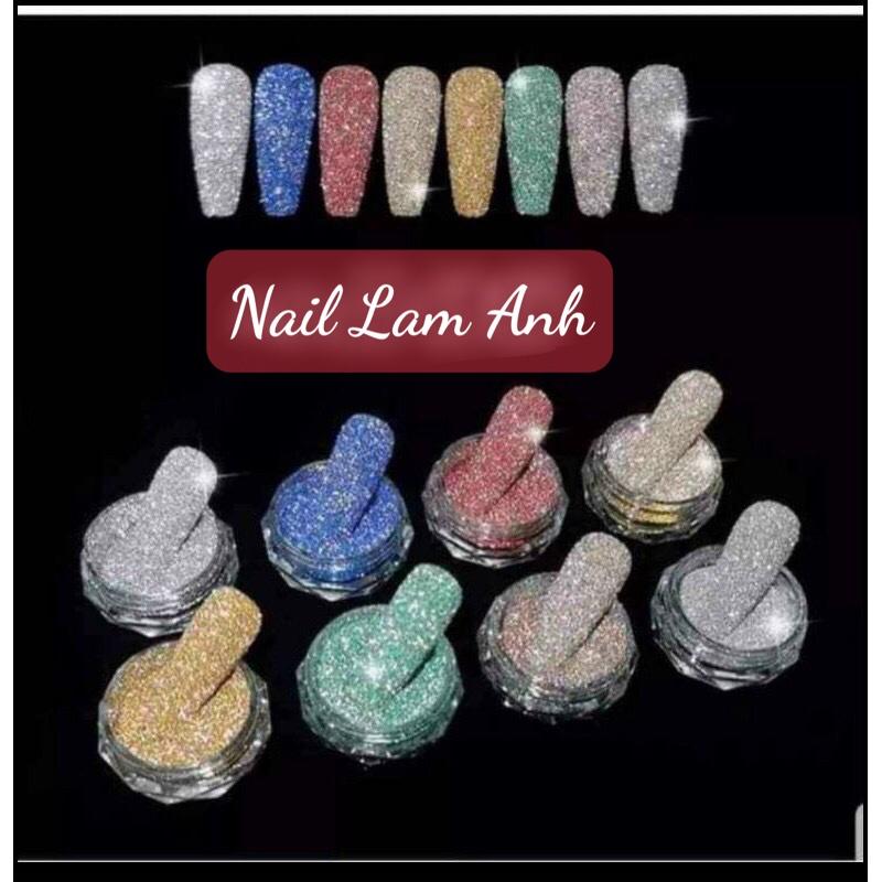 Sét nhũ flash 8 màu siêu sáng chuyên dụng ngành nail
