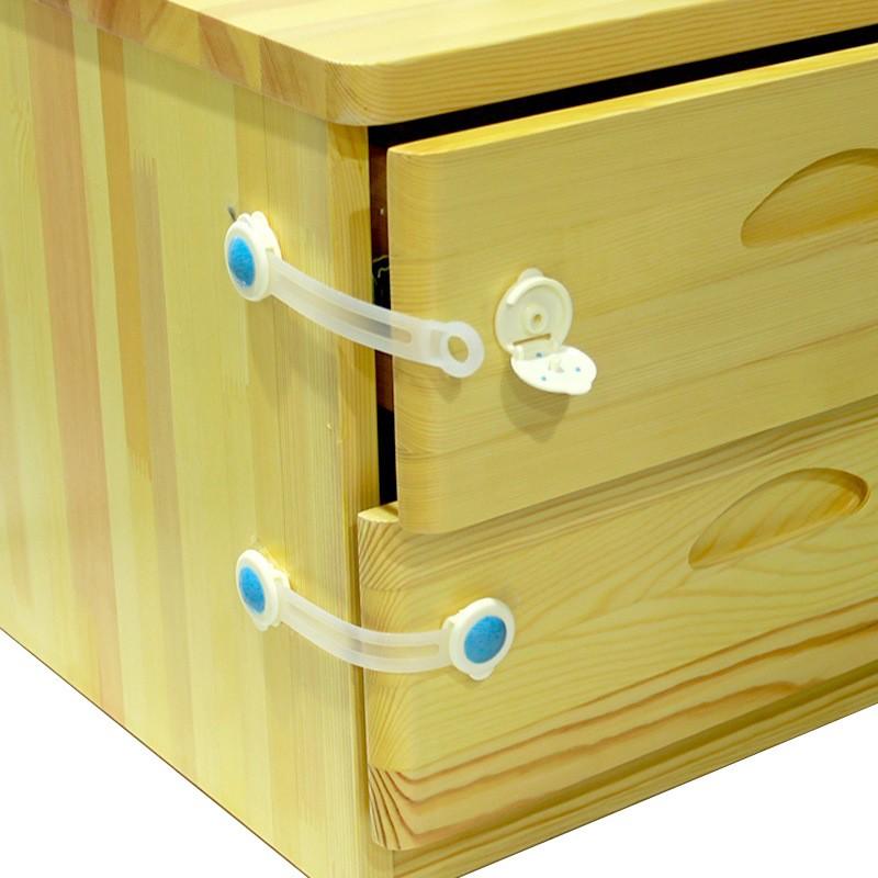 Combo 2 Dây Đai Khóa Gài Tủ Lạnh, Khóa Ngăn Kéo, Khóa Tủ Đồ