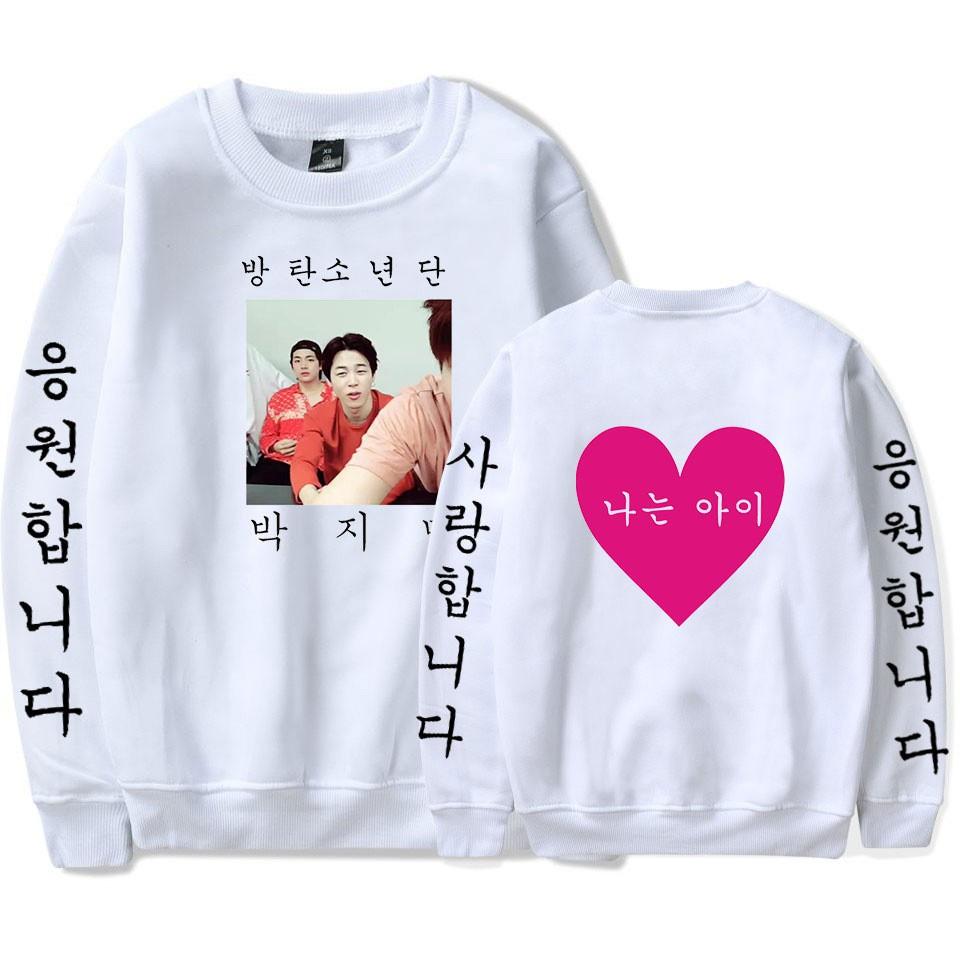 Áo Sweater Jimin bts áo nỉ cổ tròn dài tay nam nữ