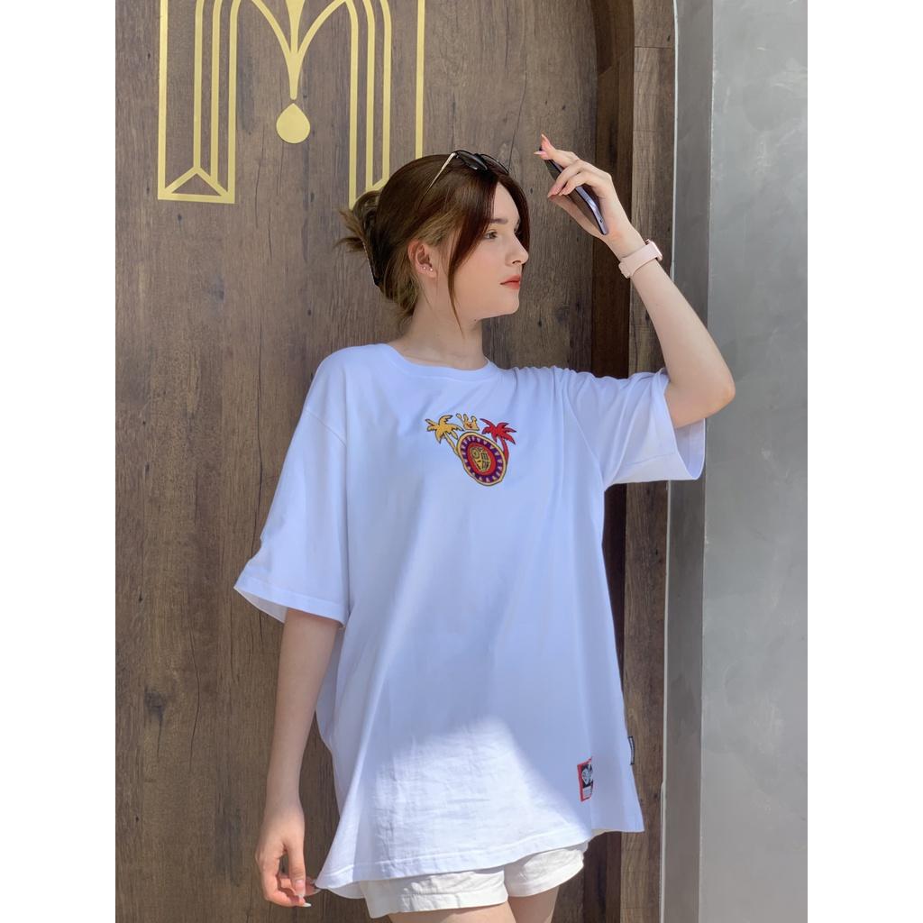 Áo thun Embroidered patch T-Shirt Dirtycoins