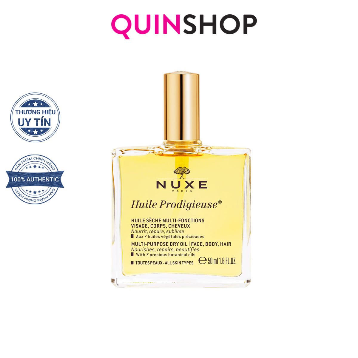 Dầu Dưỡng Đa Năng Nuxe Huile Prodigieuse Multi-Purpose Dry Oil