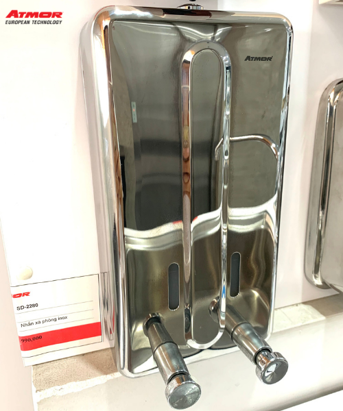 Hộp Đựng Xà Phòng Treo Tường Inox ATMOR SD-2280