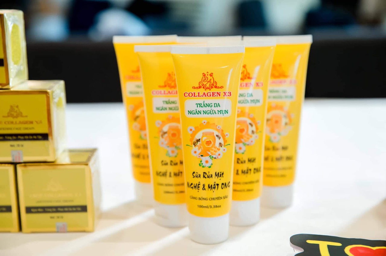 Kem Face Collagen X3 + Sữa Rửa Mặt Colagen X3