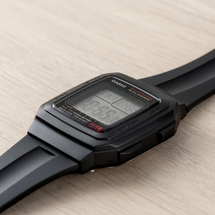 Đồng hồ nam dây nhựa Casio Standard chính hãng F-201 Series