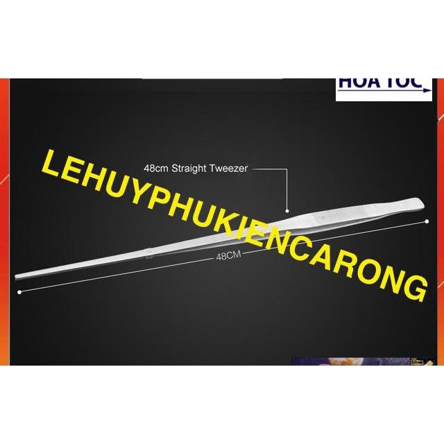 Nhíp Gắp Dài 27/38/48cm Bằng Thép Không Gỉ Dùng Cho Hồ Cá