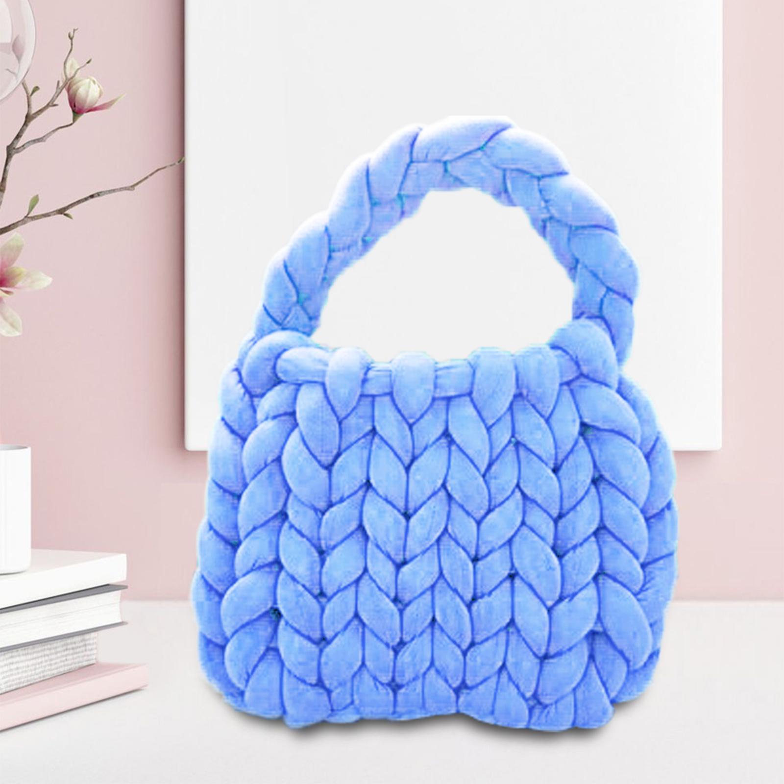 2x Knitting Yarns Handmade Blanket Pillow DIY Craft