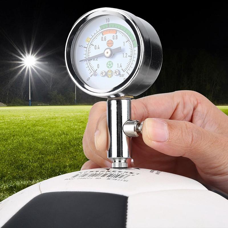 Bicycle Tire Pressure Gauge, Universal Pressure Gauge for Football Basketball Volleyball