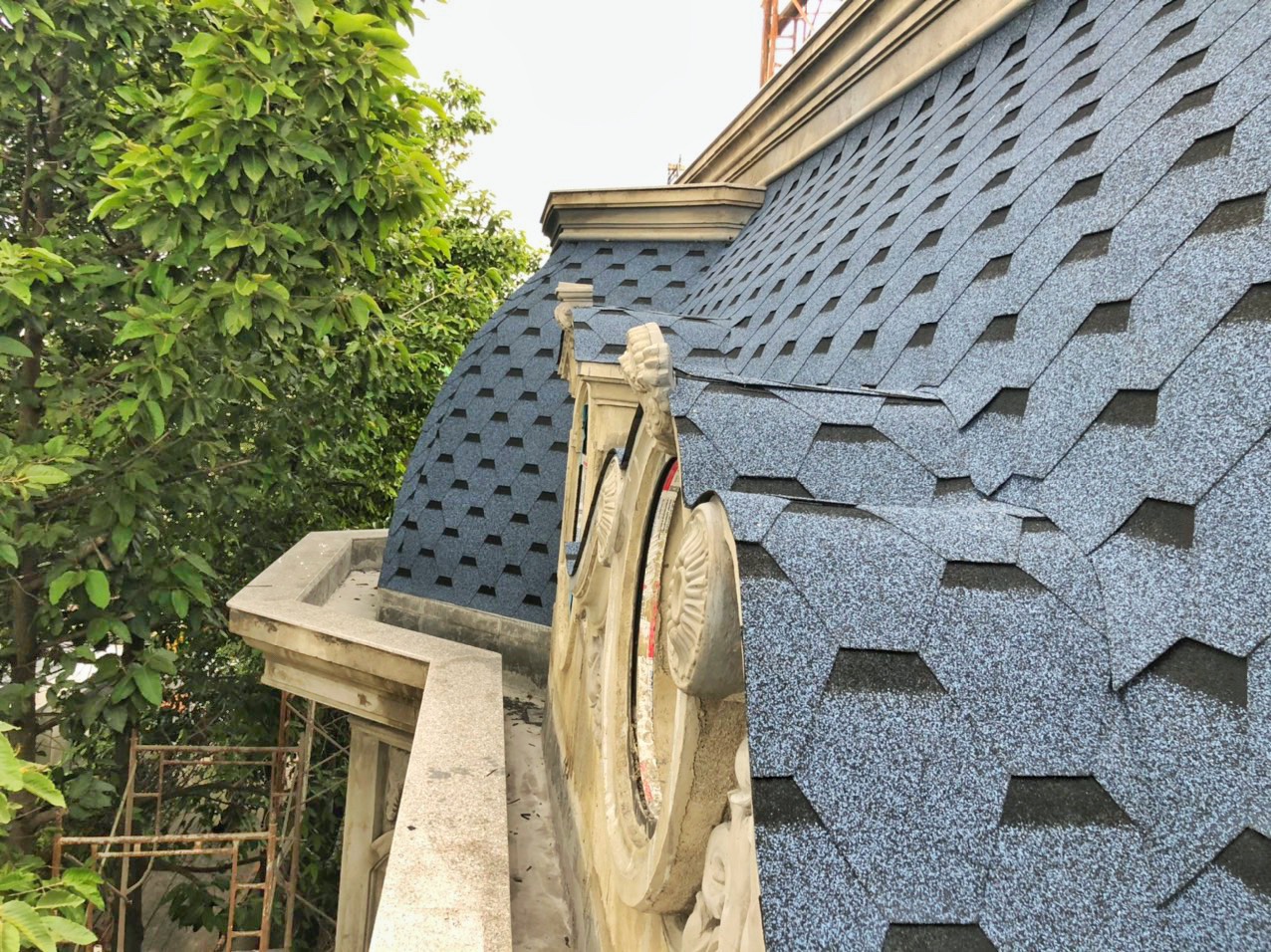 Tấm lợp bitum STP - Kiểu Tổ ong - Màu Xanh dương (3m2/gói)