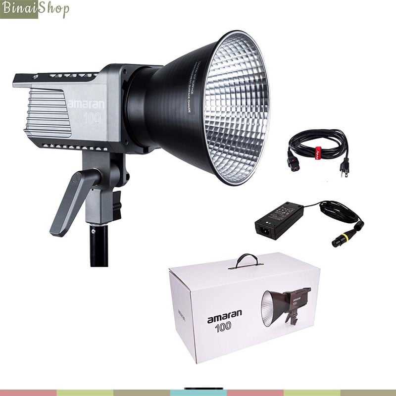 Aputure Amaran 100D 200D 100X 200X - Đèn LED Studio Nhiệt Độ Màu 2700-6500K, Bluetooth, Điều Khiển Qua App- Hàng chính hãng