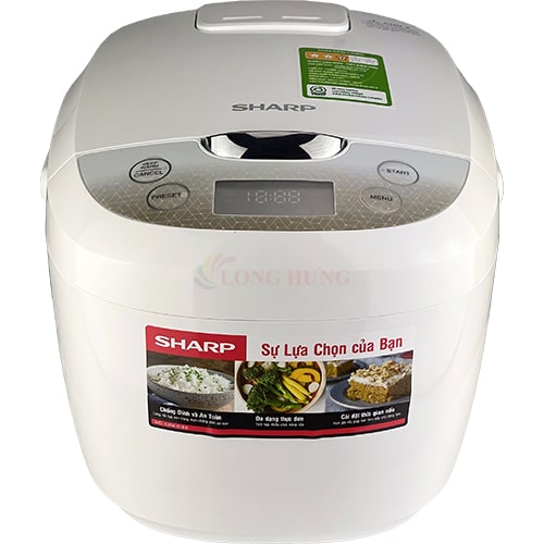 Nồi cơm điện tử Sharp 1.8 lít KS-COM186EV-GL - Hàng chính hãng