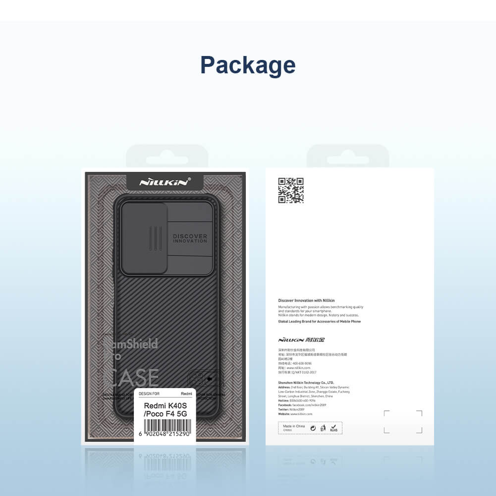Ốp lưng dành cho Redmi K40S - Poco F4 5G Camshield Pro chống sốc Nillkin - Hàng nhập khẩu