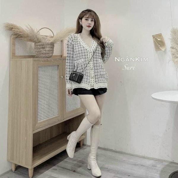 Áo cardigan len nữ ️️ kiểu dáng Hàn Quốc trẻ trung năng động. dễ phối đồ