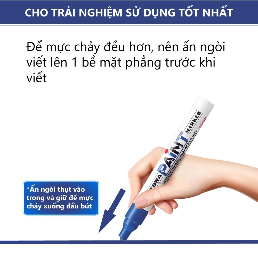 Viết sơn Zebra Paint Marker MOP-200MZ - Nhật Bản