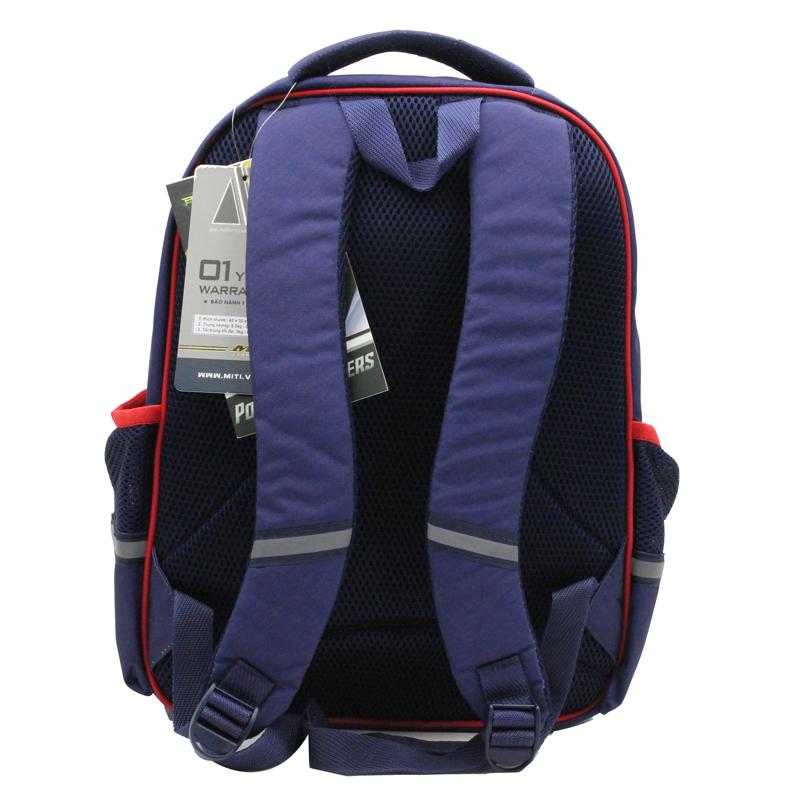 Ba Lô Học Sinh Bé Trai - Power Ranger - Miti BL1078ML-SN3-NAV-NAV - Màu Xanh Navy
