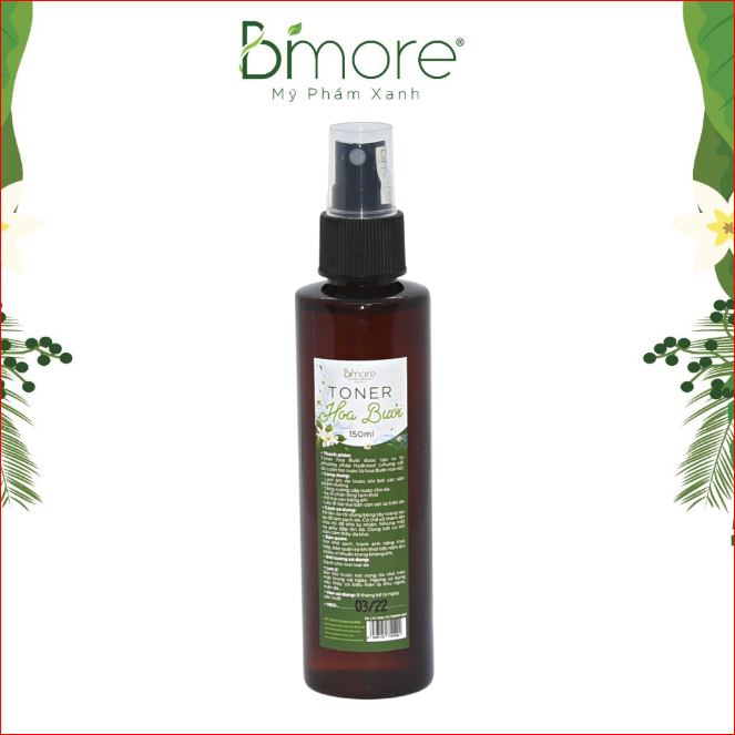 Toner hoa bưởi Bimore cấp ẩm dưỡng da se khít lỗ chân lông_chai 150ml