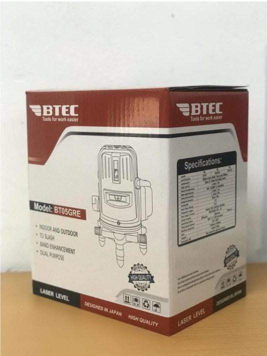 MÁY CÂN BẰNG CÂN MỰC LASER BTEC 5 TIA XANH BT-05GRE