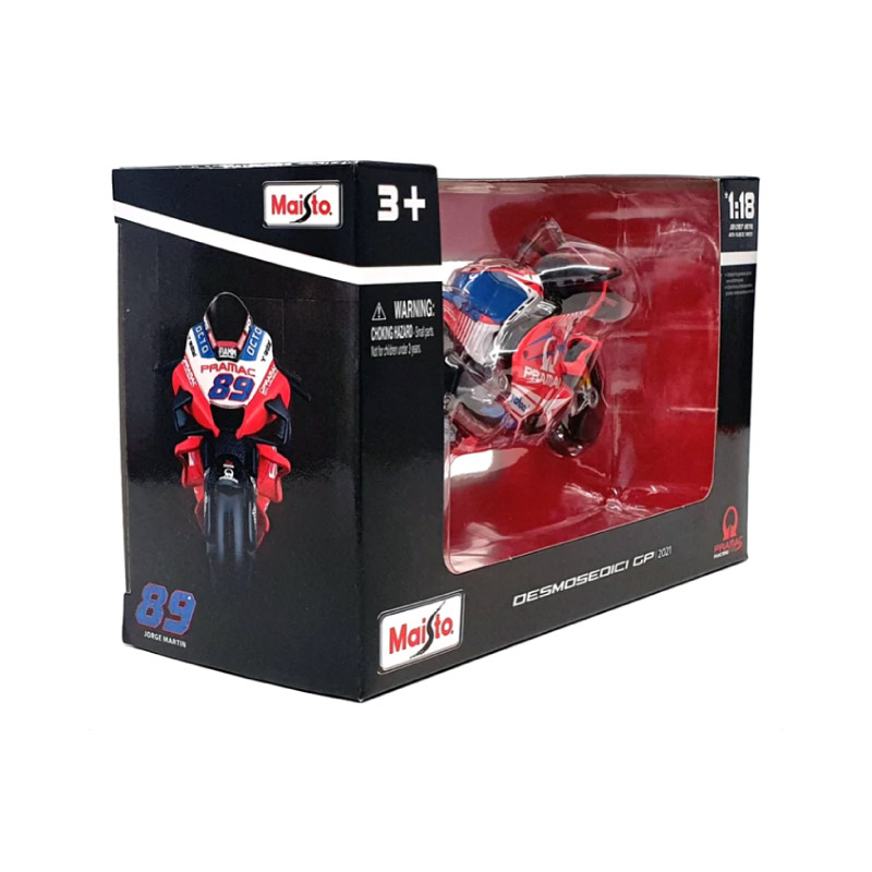 Đồ Chơi MAISTO Mô Hình Mô Tô 1:18 Gp Racing-Ducati Pramac Racing 2021 36379/MT36000