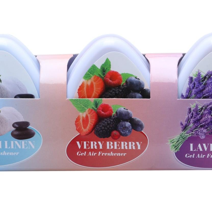 Gel làm thơm phòng mini 3 hộp 60g Uncle Bills BA1999