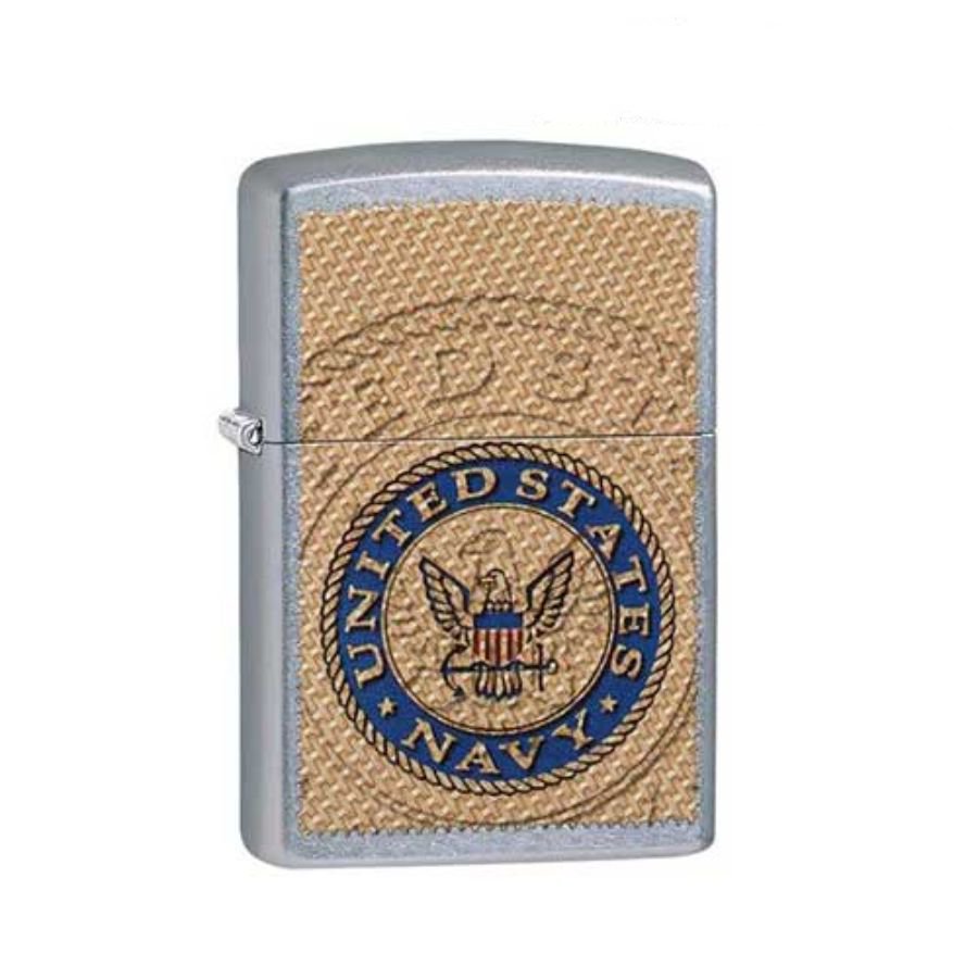 Bật Lửa Zippo 29384 – Zippo Us Navy Crest Street Chrome