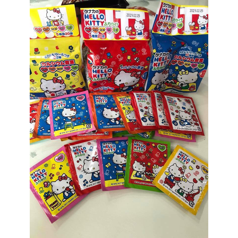 Gia vị rắc cơm Hello Kitty Nhật Bản 48g siêu ngon