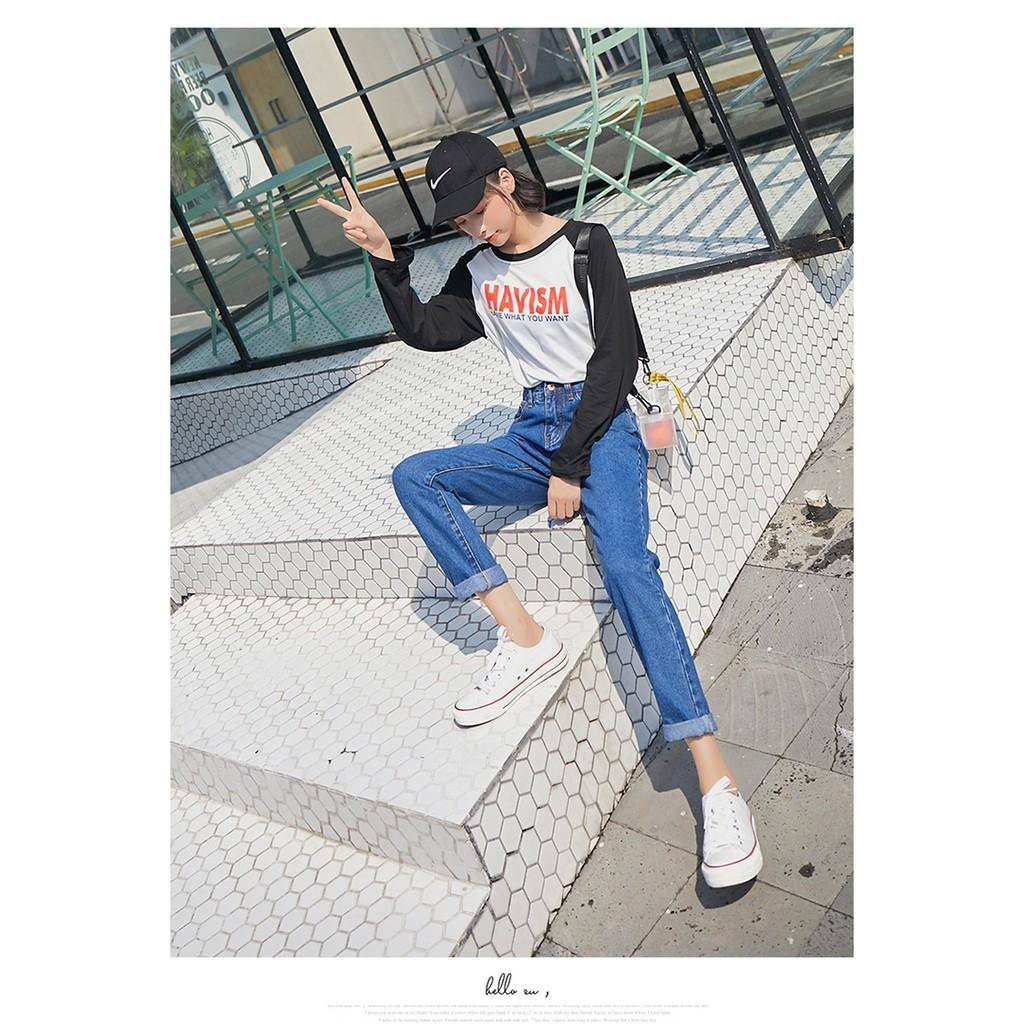 Quần Jeans Baggy UNISEX QJ001 BIGSIZE Trơn Đậm / Nhạt - Lưng Cao - tôn dáng - Không Giãn