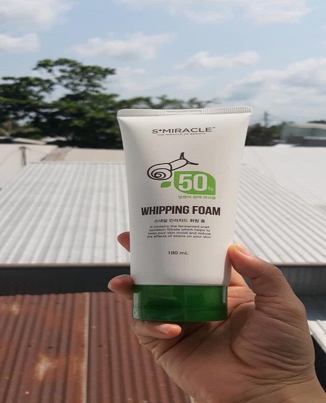SỮA RỬA MẶT ỐC SÊN S+MIRACLE SẠCH NHỜN,NGỪA MỤN 180ML HÀN QUỐC