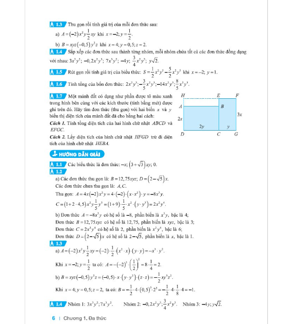 Sách - Combo Giải Bài Tập Toán 8 - tập 1 + 2 (Bộ Sách Kết Nối Tri Thức Với Cuộc Sống) #huongbook