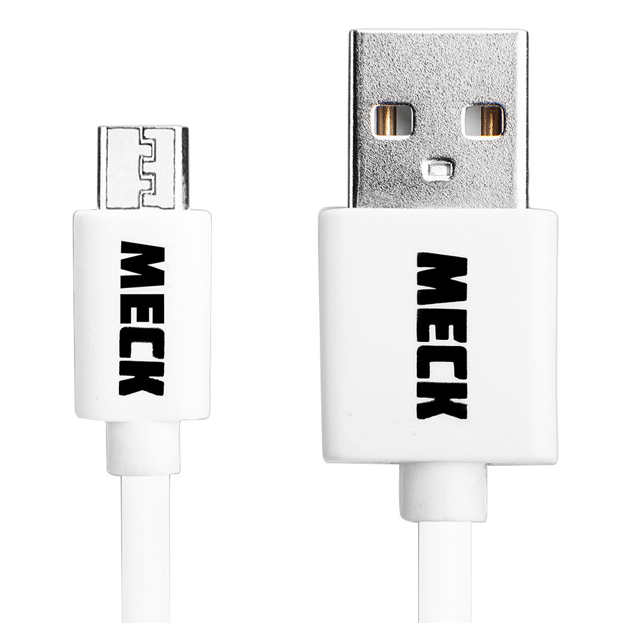 Dây Cáp Sạc Micro USB 2-Amps MECK (1m): Micro-B 2A Data &amp; Charge Cable