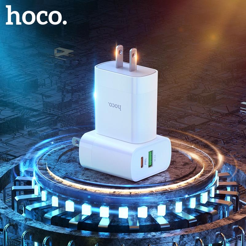 Củ Sạc Nhanh HOCO 100% C80 Pd 20W 3.0 Pd US Cho Samsung S22 Mate 40 US