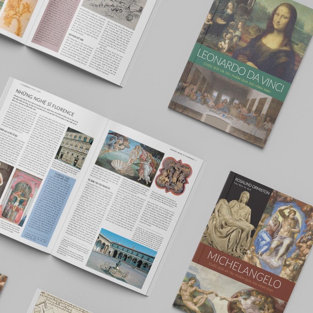 Combo Leonardo da Vinci & Michelangelo: Cuộc đời và tác phẩm qua 500 hình ảnh - Bản Quyền