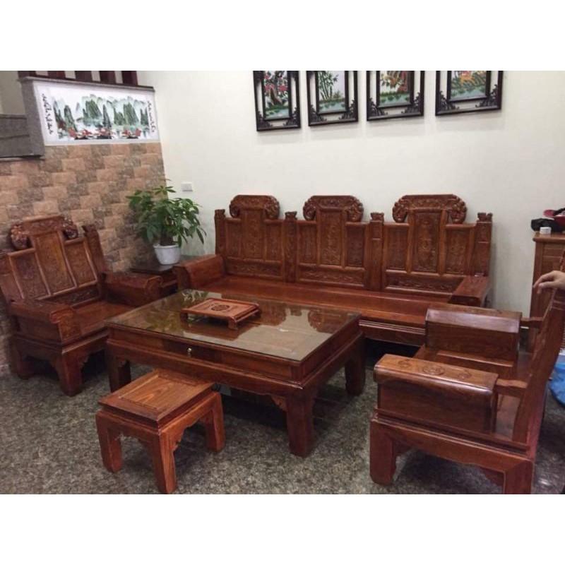 Bộ bàn ghế hộp gỗ gụ