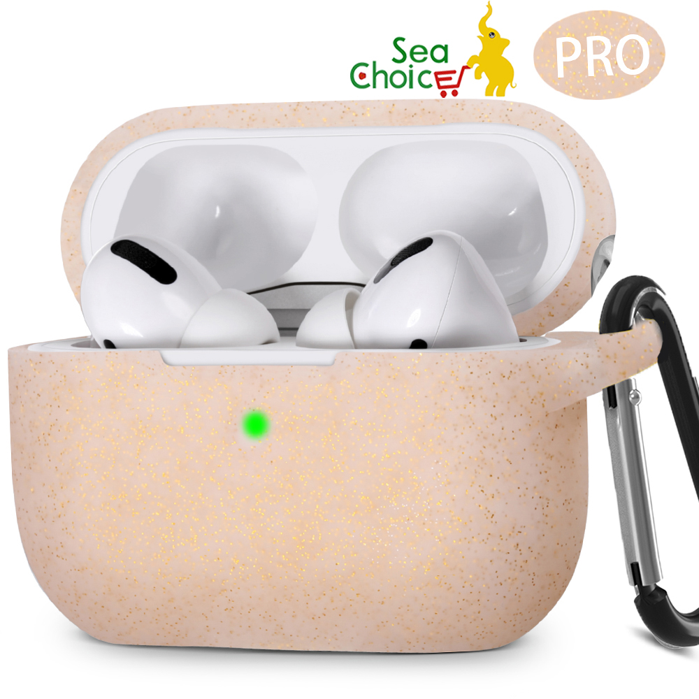 Vỏ Bảo Vệ Hộp Đựng Tai Nghe Sea Choice Cho Airpods Pro 2019 Vỏ hộp bằng da silicon mềm Vỏ bảo vệ chống số