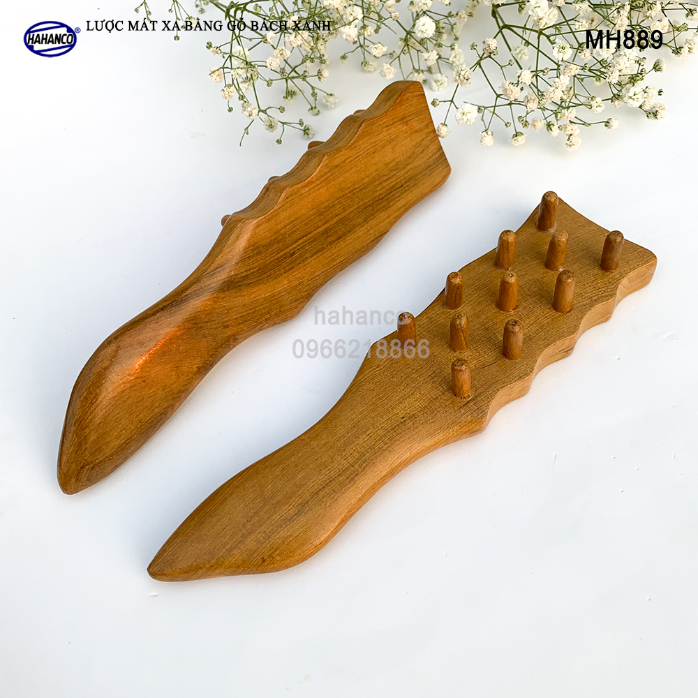 Lược gỗ thơm đa năng mát xa ấn huyệt toàn thân giúp lưu thông khí huyết - chăm sóc sức khỏe cho bạn