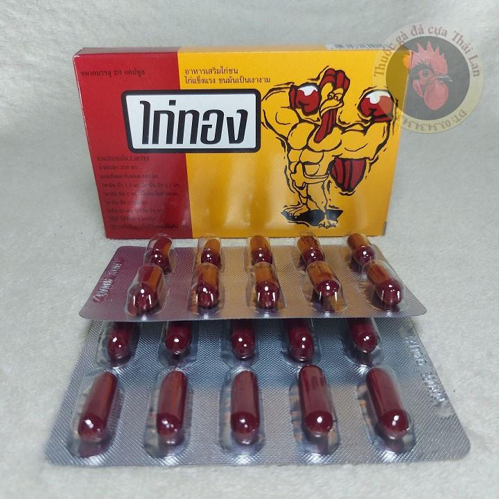 Kaitong - thuốc kích gà đá 7 ngày - 1 hộp / 20 viên