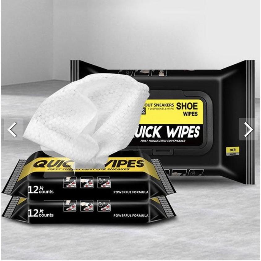 Khăn Ướt Vệ Sinh Giày Dép Quick Wipes - Combo 2 Gói - AsiaMart