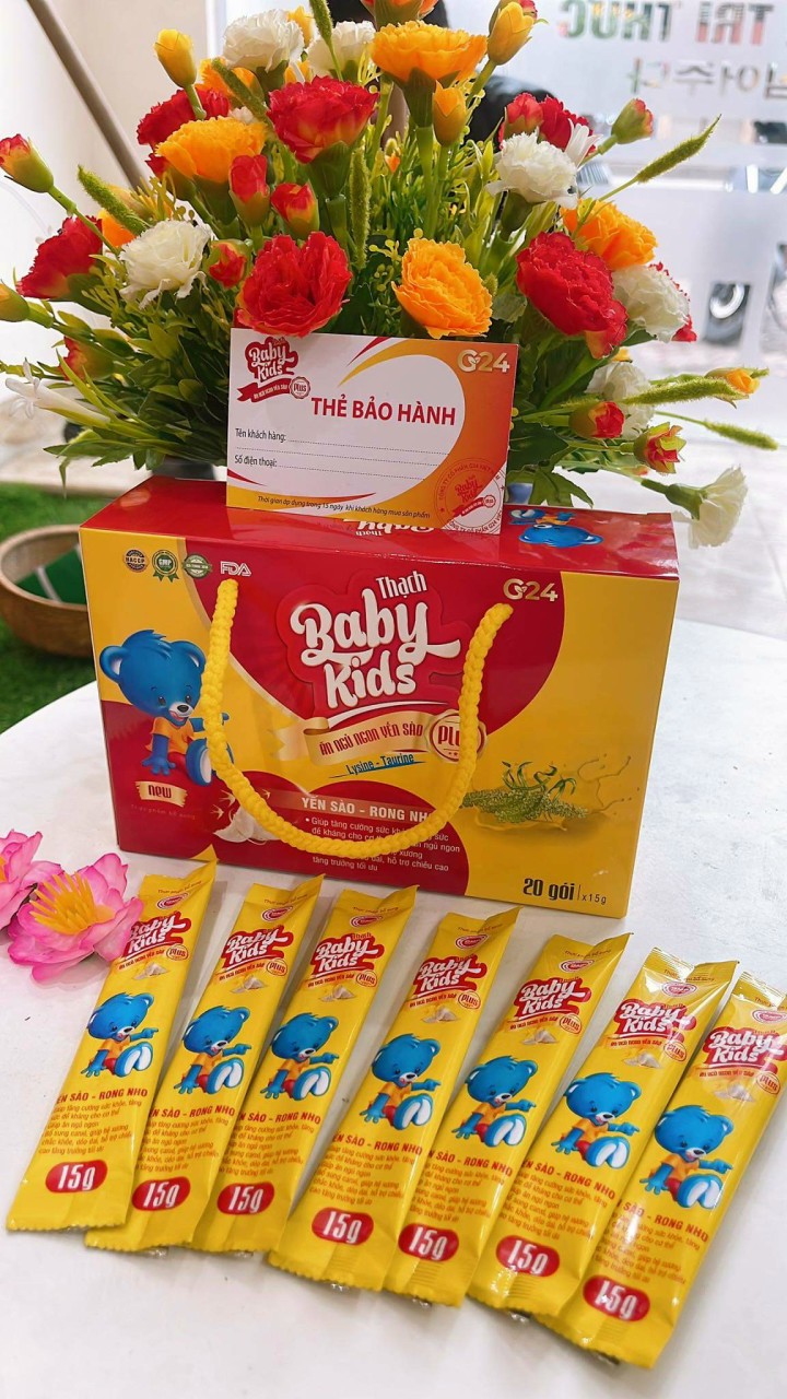 Combo 2 hộp Yến Sào Baby Kids Plus Thạch