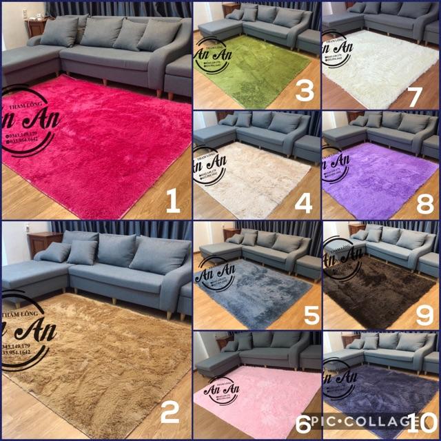 Thảm Lông Trải Sàn Kích Thước 2m x 1m6