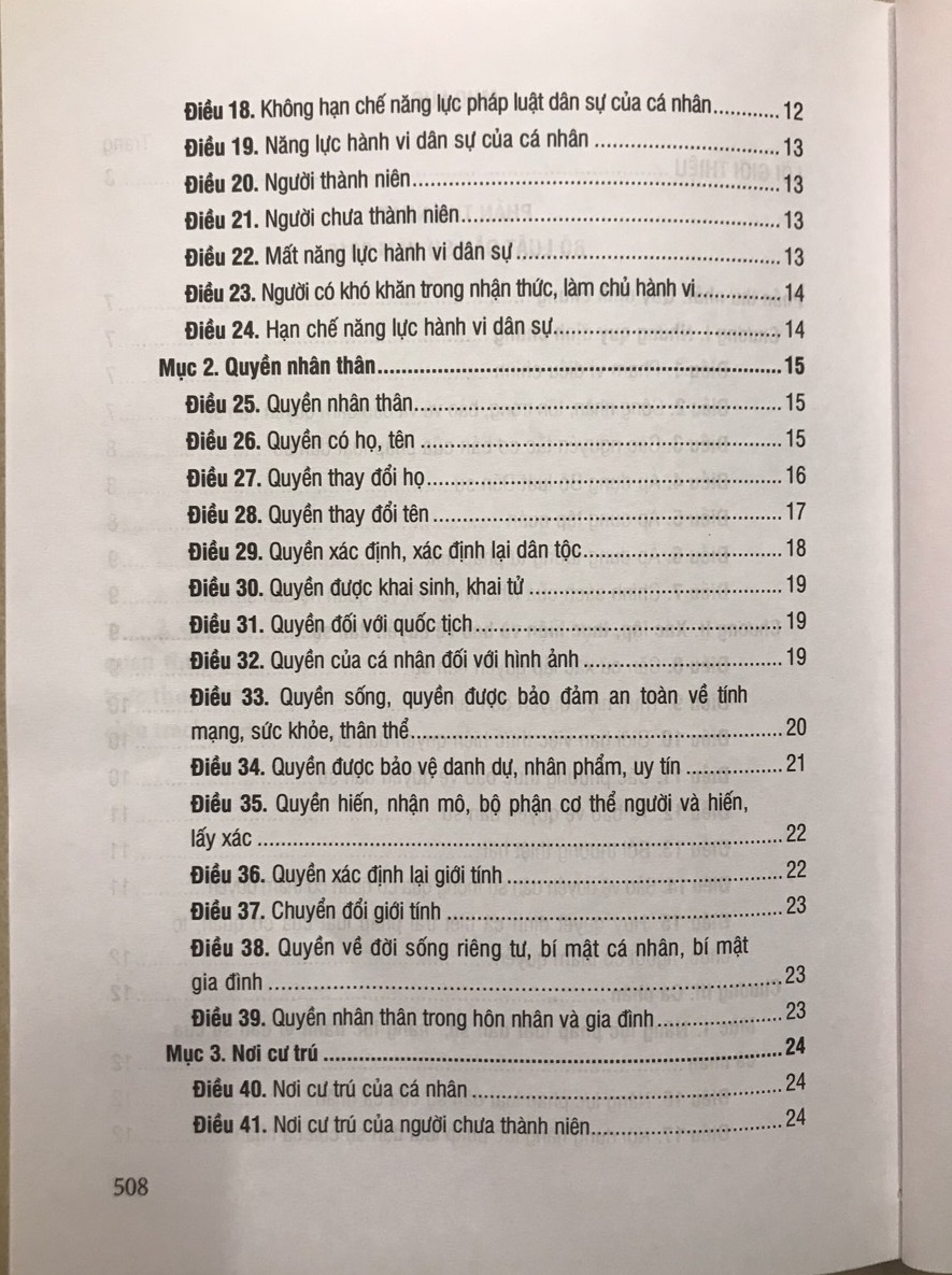 Sách Bộ Luật Dân Sự Năm 2015 Và Các Văn Bản Hướng Dẫn Thi Hành Mới Nhất Năm 2021