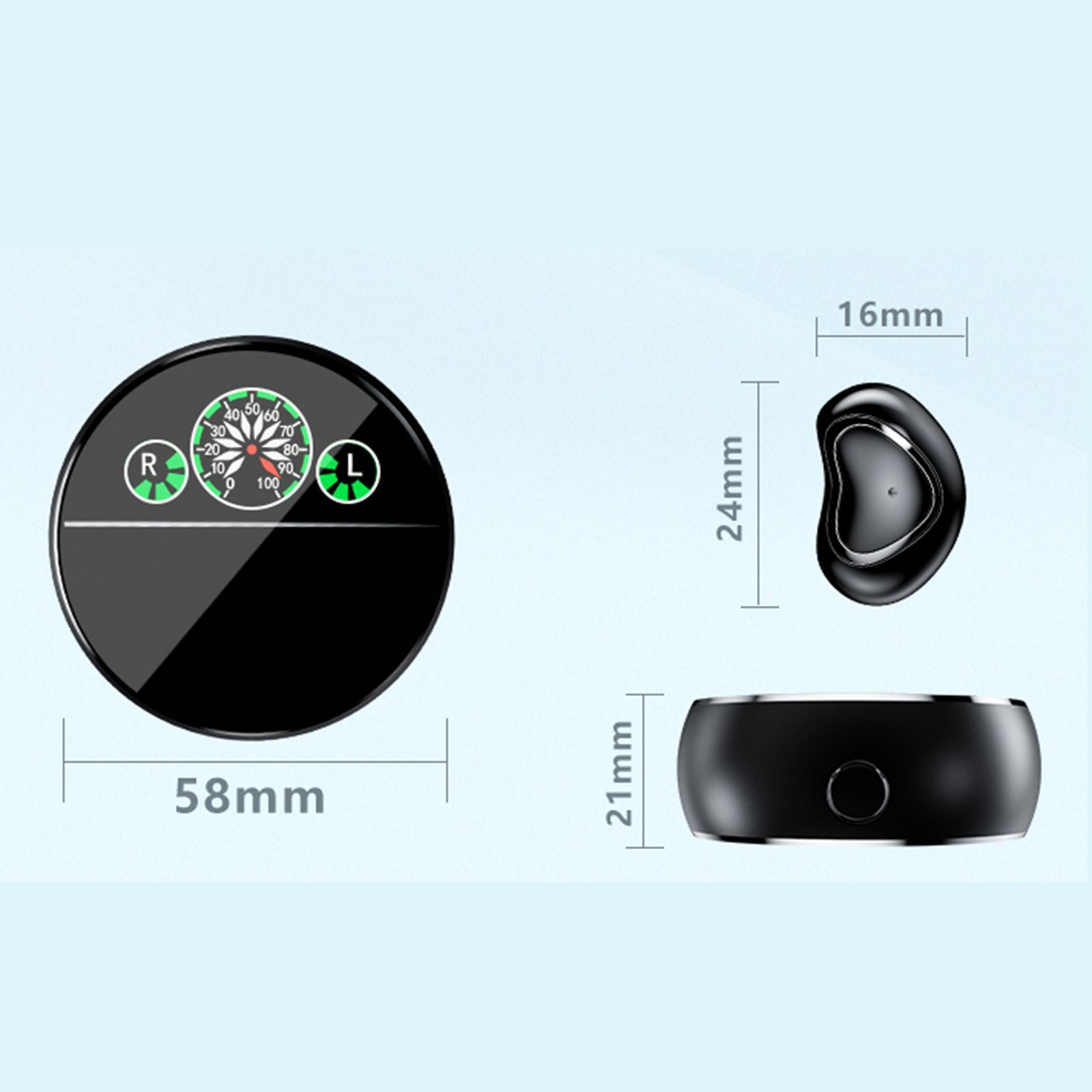 Wireless Earbuds Earphones Noise Cancelling IPX7 Waterproof for Game Working