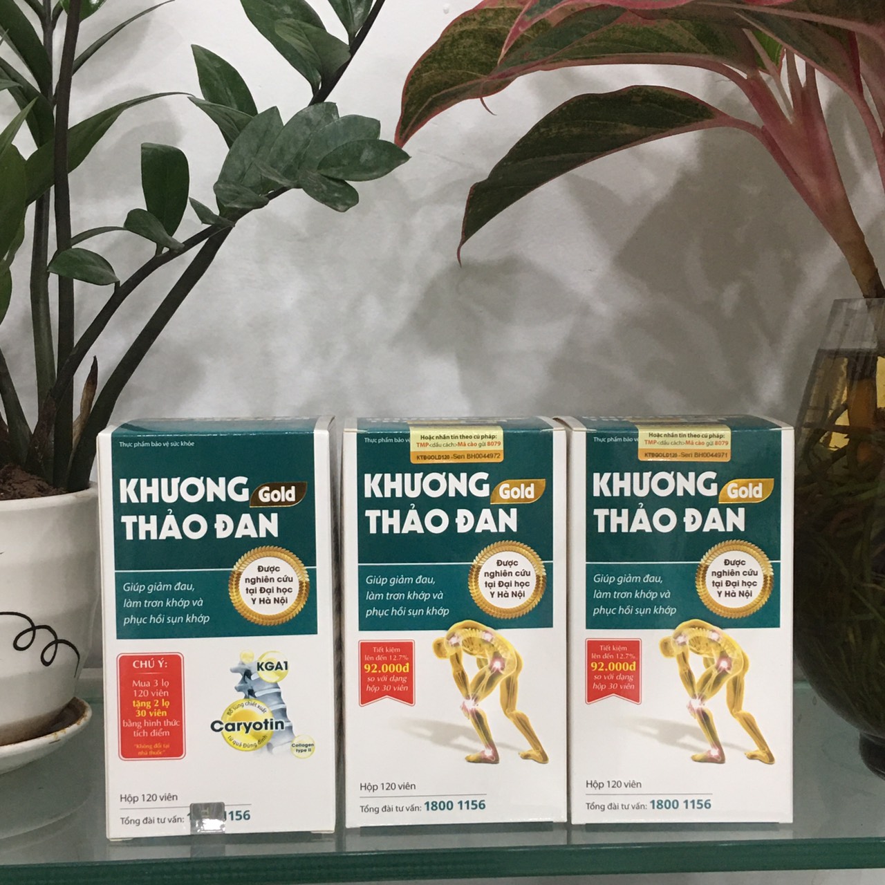 KHƯƠNG THẢO ĐAN GOLD 120V- Hỗ trợ xương khớp với công thức cải tiến mới